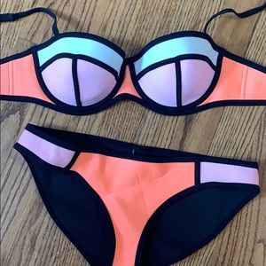 Triangl swim top and bottom barely worn!!